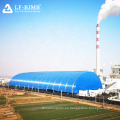 Design Xuzhou LF Diseño Galvanizado Acero Marco de acero Techo de almacenamiento de carbón Techo para la estructura del cobertizo de la planta de energía térmica